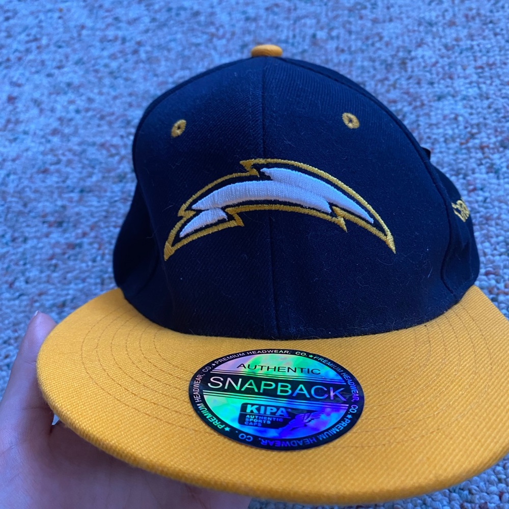 Chargers Black and Yellow Snapback Hat